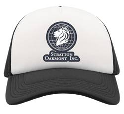 Stratton Oakmont Inc Company Logo Half Mesh Trucker Cap Baseball Hut Snapback Schwarz von Generic