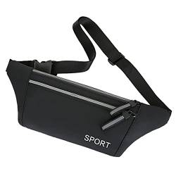 Taille Outdoor-Sporttasche Damen- und Brustumfang Herren Taille Taktische Hüfttaschen (Black, 25X3X25) von Generic