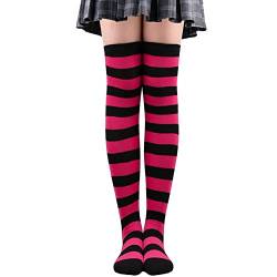 Thigh High Socks 1 Paar für Frauen Wollsocken Skisocken Cartoon-Hühnerbeine Haussocken Kniestrümpfe von Generic