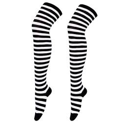 Thigh High Socks Overknees Strümpfe Lässige Überknie Kniestrümpfe Skisocken Kniestrümpfe Cartoon-Hühnerbeine Haussocken von Generic