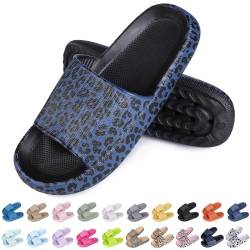 Unisex Bathing Slippers for Women Men Summer Non-Slip Bath Slippers Women's Cosy Slides, Cloud Shoes Women's Thick Slippers, Summer Mules, Flip Flops, Slippers for Indoor and Outdoor Use(black#,44) von Generic