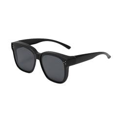 Universelle Sonnenbrille für Kurzsichtigkeit, polarisierte Schutzbrille, blendfrei, Sonnenbrille für Damen, polarisiert, Hackers-Sonnenbrille, D, Einheitsgröße von Generic