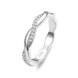 Vergoldeter X-Ring mit simuliertem Diamant-CZ-Criss-Cross-Ring für Frauen. Verschönern Sie den Ehering von Generic