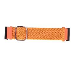 Verstellbares Ersatz-Nylon-Uhrenarmband fürSpartan Hr Baro, Suunto7, D5i mit Einfacher Installation – Weiches, Atmungsaktives und Langlebiges Armband – Ideal für Sport (ORANGE) von Generic