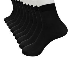 Wandersocken ultradünne elastische Kurzfaserstrümpfe Herren 10 Paar seidige Seidensocken Socken Sneaker Socken Herren von Generic