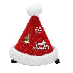 Weihnachtsmann Mütze Weihnachtsbaum-Hut-Haarband-Kopfschmuck-Kinderparty-niedlicher Weihnachtshaarspangen-Kopfschmuck (A, One Size) von Generic