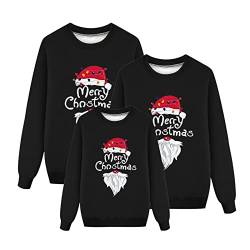 Weihnachtspullover Familie Set Lustig Weihnachts Familien Pullover Pulli Weihnachten Weihnachtspullis Herren Damen Kinder Junge Mädchen Weihnacht Sweatshirt Weihnachtspulli-Kids von Generic