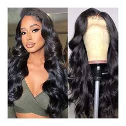 Wig Body Wave Lace Front Wigs Human Hair 10-30 Inch Clear Lace Frontal Wig 150% Density 13×4×1 Brazilian Lace Front Human Hair Wigs for Black Women Lace Wigs (13x4x1 T Lace Wig 150% 20inches) von Generic