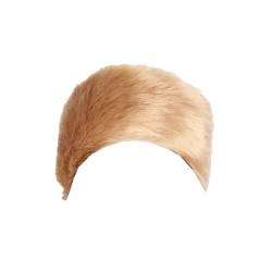 Winter Dicke Flauschige Stirnband Frauen Pelz Haarband Russische Ohrenschützer Elastische Turban Breite Kopfbedeckung Ski Hüte Zubehör von Generic