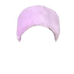 Winter Dicke Flauschige Stirnband Frauen Pelz Haarband Russische Ohrenschützer Elastische Turban Breite Kopfbedeckung Ski Hüte Zubehör von Generic