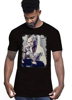 Einstein Genius Tatuato Color & Grey Art. 18-84 Herren Fashion 100% gekämmte Baumwolle, Schwarz - Farbe, XL von Generico