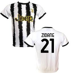 Generico Fußballtrikot Zidane 21 Weiß Saison 2023/2024 Lizenzierte Replika Größen für Kinder und Erwachsene (12 Jahre) von Generico