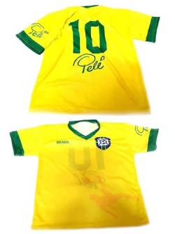 Generico Gedenk-T-Shirt, ohne Marke, bedruckt, T-Shirt, Brasilien, preisgünstig, ohne Logos und Marke für diejenigen, die sich nicht mehr wünschen wollen., Gelb M von Generico