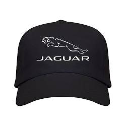 Genérico Schwarze Kappe mit Jaguar-Logo für Herren, Schwarz , One size von Genérico
