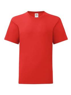 Generico T-Shirt Kids Iconic 150 T. T-Shirt für Kinder, kurzärmlig, 100 % Baumwolle, 1 T-Shirt, Modell FRU 61-023-0, rot, 164 cm von Generico
