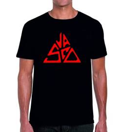 Generico T-Shirt aus Baumwolle Vasco Rossi Blasco Logo Konzert, Schwarz , L von Generico
