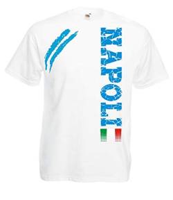 Generico t-Shirt Napoli Tifosi Ultras Fußball Sport Von s bis 3XL und 4 Farben verfügbar … - Weiß, 7-8anni 128cm von Generico