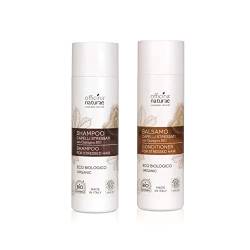 Officina Naturae Kit Shampoo 200 ml + Conditioner 200 ml für gestresstes Haar Linie Innovativ Bio Nachhaltig Vegan von Generico