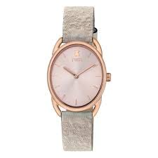 Tous Zifferblatt Oval Stahl Rosa Armband Beige 200351017, stahl von Genérico