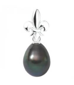 Anhänger Tahiti-Perle – Silber – Lysy – 8 bis 9 mm von Générique