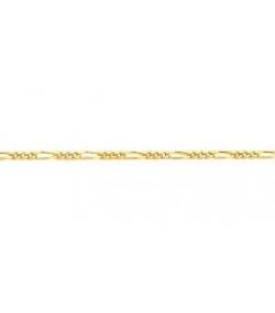 Armband Gelbgold Figarokette Gelbgold – 1,4 mm – 375/00 – Figarokette Gold – 1,40 mm, One Size, Gelbgold von Générique