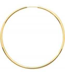 DONA – Ohrringe Kreolen Gelbgold 18 Karat – 2 mm – 55 mm – Kreolen Gelbgold 750°/00 Dona, Gelbgold von Générique