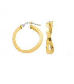 Fedora – Ohrringe Creolen Gold – 2 mm – 22 mm von Générique