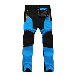 Générique 2024 New Plan- Herren Skihose Schneehose Schnell Trocken Leichte Winterhose Wasserdicht Berg Leggings kurz Schwarz, dunkelblau, 54 von Générique