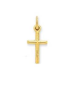 Katholisches Kreuz glänzend Gelbgold – Gelbgold 750/00 – Kreuzanhänger, Gelbgold von Générique