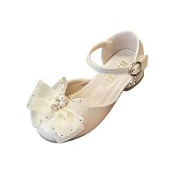 Mädchen Sandalen, Grillschuhe, Kleid, Hochzeit, Urlaub, niedriger Absatz, für große Kinder, Mädchen, Schuhe, Kinder, Mädchen, Sandalen, weiß, 30 EU von Générique