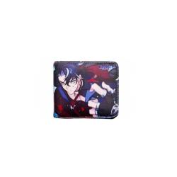 1 x Genshin Impact Wallet Game Peripherie Leder Geldbörse Print Anime kurze PU-Geldbörse, Stil 2, Einheitsgröße, Anime von Generisch