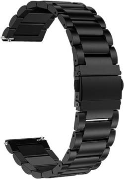 20mm Armbänder Kompatibel mit Samsung Gear Sport Armband Edelstahl Ersatzarmband Metall Uhrenarmband Business Bands für Samsung Gear Sport Smartwatch von Generisch