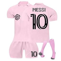 23/24 Fußball Trikot Nr.10 Trikots für Kinder Und Erwachsene, Neu Trikot Shorts Socken Set für Jungen Herren, Fussball Trikot Jersey Trainingsanzug von Generisch