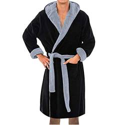 Bademantel Herren Frottee Morgenmantel Home Sauna Reisebademantel Herrenbademantel Waffelpique Frottee Bathrobe Leicht Set Bademäntel Damenbademantel Hausmantel Badeponcho Handtuchkleider Schlafanzug von Generisch