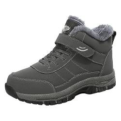 Barfußschuhe Damen Winter, Ergonomische Winterstiefel Damen Herren, Wasserdicht Orthoback Winterschuhe Gefüttert Outdoorheld Barfuss Schuhe Breite Füße Warm Thermostiefel Schwarz Sport Schneeboots von Generisch