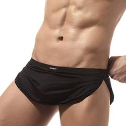 Boxershorts Herren Sexy Reizwäsche Erotisch Männer Outfit Unterhose Push Up Fetisch Thong Fetish Schwarze Unterhosen Boxershorts Underwear Unterwäsche Pants Boxershort von Generisch