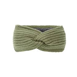 Damen-Haarband, Hut, Outdoor, Spleiß, gehäkelt, gestrickt, Loch-Stirnband, Damen-Haarband (Armeegrün, Einheitsgröße) von Generisch