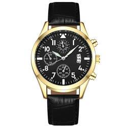 Damen Herren Analog Quarz Uhr Herrenuhren Casual Edelstahl Analog Quarzuhr Herren Armbanduhr Uhr Business Date Casual Watch Armbanduhren Wasserdicht Klein (A-a, One Size) von Generisch