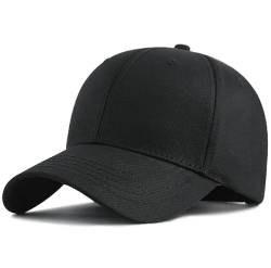 Generisch Baseball Cap Herren Kappe Basecap Damen Cap Mütze Verstellbare cappy Schwarz Kappe Neue Hat Outdoor Hüte Unisex von Generisch