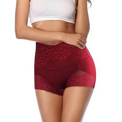 Generisch Body Shaper Damen: Nahtlos Kurz Bauch Weg Bauchweg Hose Shaping Shorts Große Größen Shaping Hautfarbene Shapewear Bauchweg Unterhose Stark Formend High Waist Mit Bein Miederslips Miederhose von Generisch