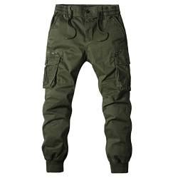 Generisch Cargohose Herren Low Waist Herren Cargohose Stretch gefüttert Regenhose männer wandern wasserdicht atmungsaktiv ski Hosen für Herren Cargo Jogginghosen für männer extra lang von Generisch