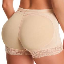 Generisch Damen Butt Lifter HöSchen HüFte,Butt Lifter Shapewear,Damen Butt Lifter,Push Up HüFte Und Po,Damen Butt Lifter HöSchen(Schwarz/Skin Tone) von Generisch