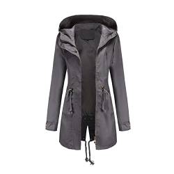 Generisch Damen Mantel Winterjacke warme Jacke Outdoorjacke mit Kapuze sportlicher Jacket Damen Mantel Elegant Esprit Jacke Damen Winter für Bankettpartys/Arbeit von Generisch