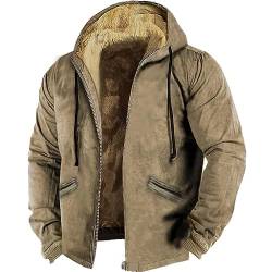 Generisch Herren Daunenjacke Winter Winterjacke GefüTtert Herren Herren Winterjacke Herren Mantel Lang Wintermantel Herren von Generisch