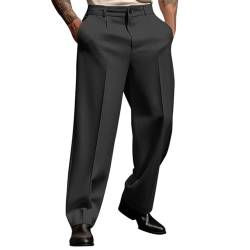 Generisch Herren Hose Hosenanzug Herren Business Curvy Schlafanzughose männer lang Baumwolle Schwarze Stoffhose männer Schlafanzughose Herren 152 kariert von Generisch