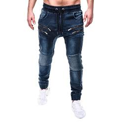 Generisch Kurze Hosen Herren Sommer 3/4 Jeans Baggy Denim Jeans Unterhosen männer lang Winter Hosen Jogginghose Jungen tennishose Herren kurz Blau #2 21.99 von Generisch