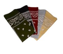 Generisch MAEDE BEAR EDC Multifunktions Bandana Set 5 teilig Halstuch Kopftuch Nickituch 100% Baumwolle Outdoor von Generisch