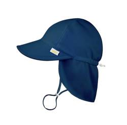Generisch Nuky Unisex Schirmmütze mit Nackenschutz Mütze Sonnenhut für Baby Kleinkinder Jungen und Mädchen (Navi Blau) von Generisch