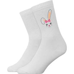 Generisch Ostern Ostergeschenk Osterhase - Atmungsaktive Sportsocken Tennissocken Crew Socks Baumwolle Socken von Generisch