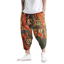 Generisch Outdoorhose Herren Sommer leicht Herren Hosen Baggy 1990 weiße yogahose männer Sweatpants Herren Baggy Jogginghose Baggy Herren mit Schrift y2k Hosen männer Baggy von Generisch